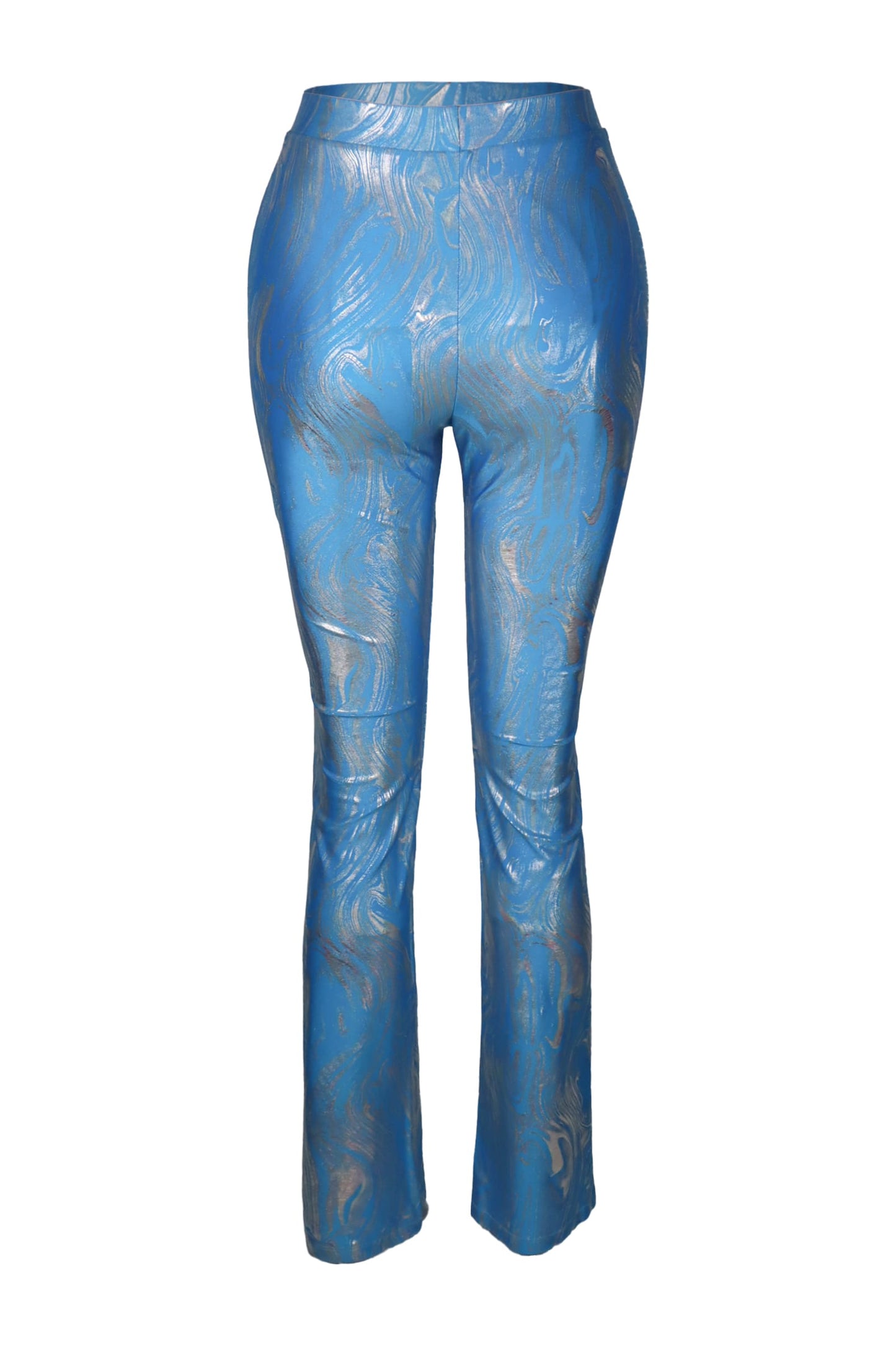 Cool Is a Contract Metallic Blue Pant