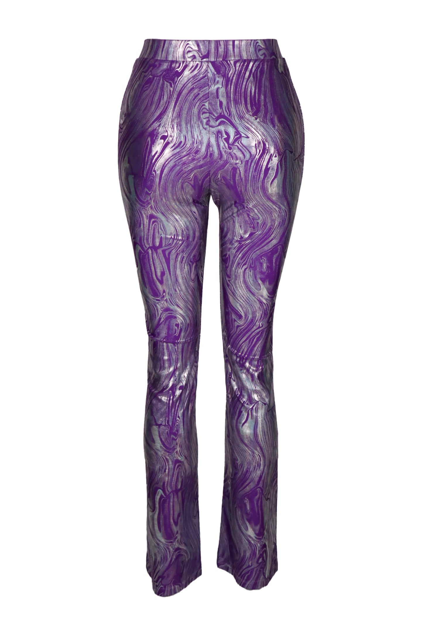Cool Is a Contract Metallic Purple Pant