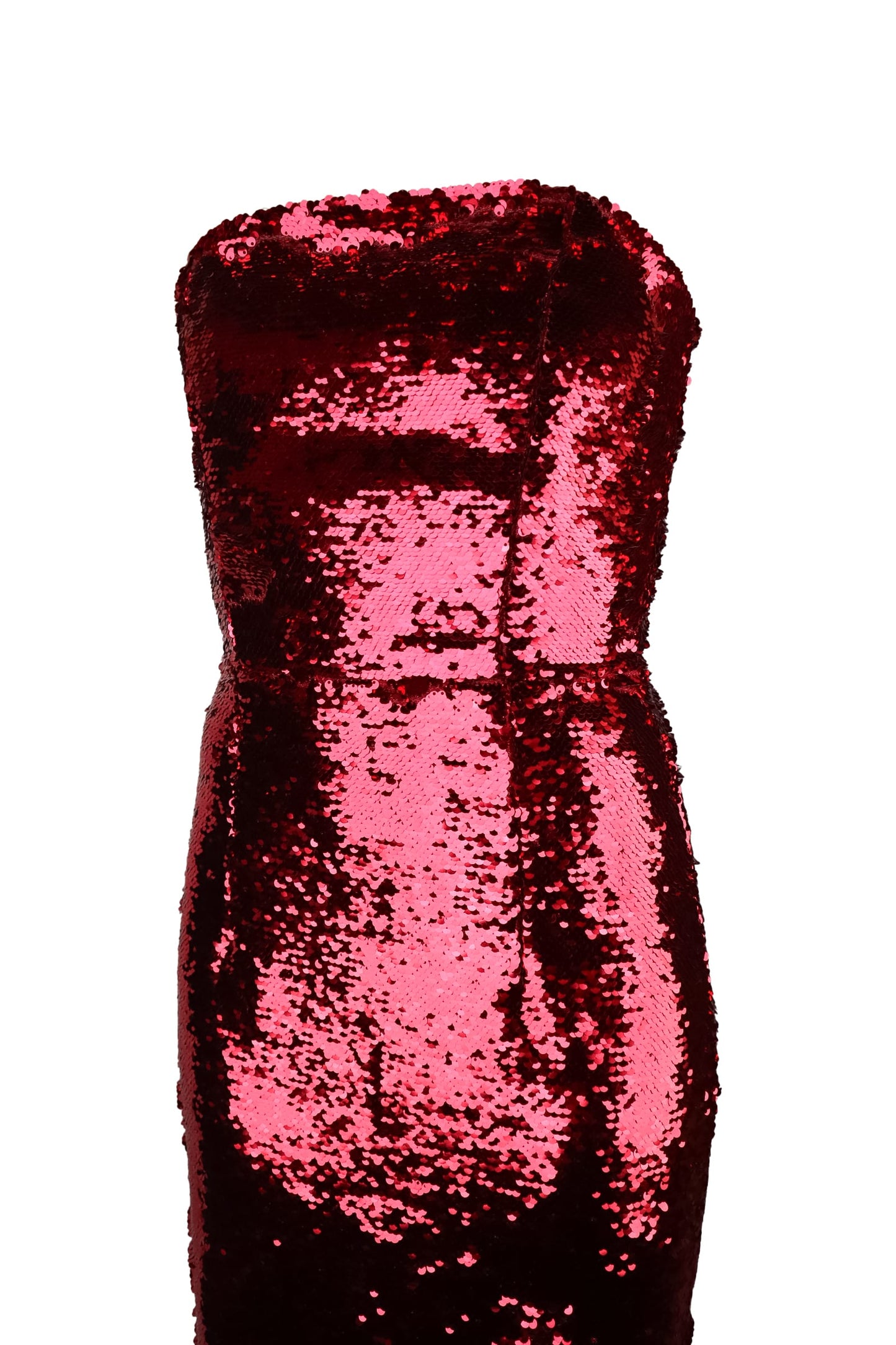 Arlington Burgundy Sequined Gown