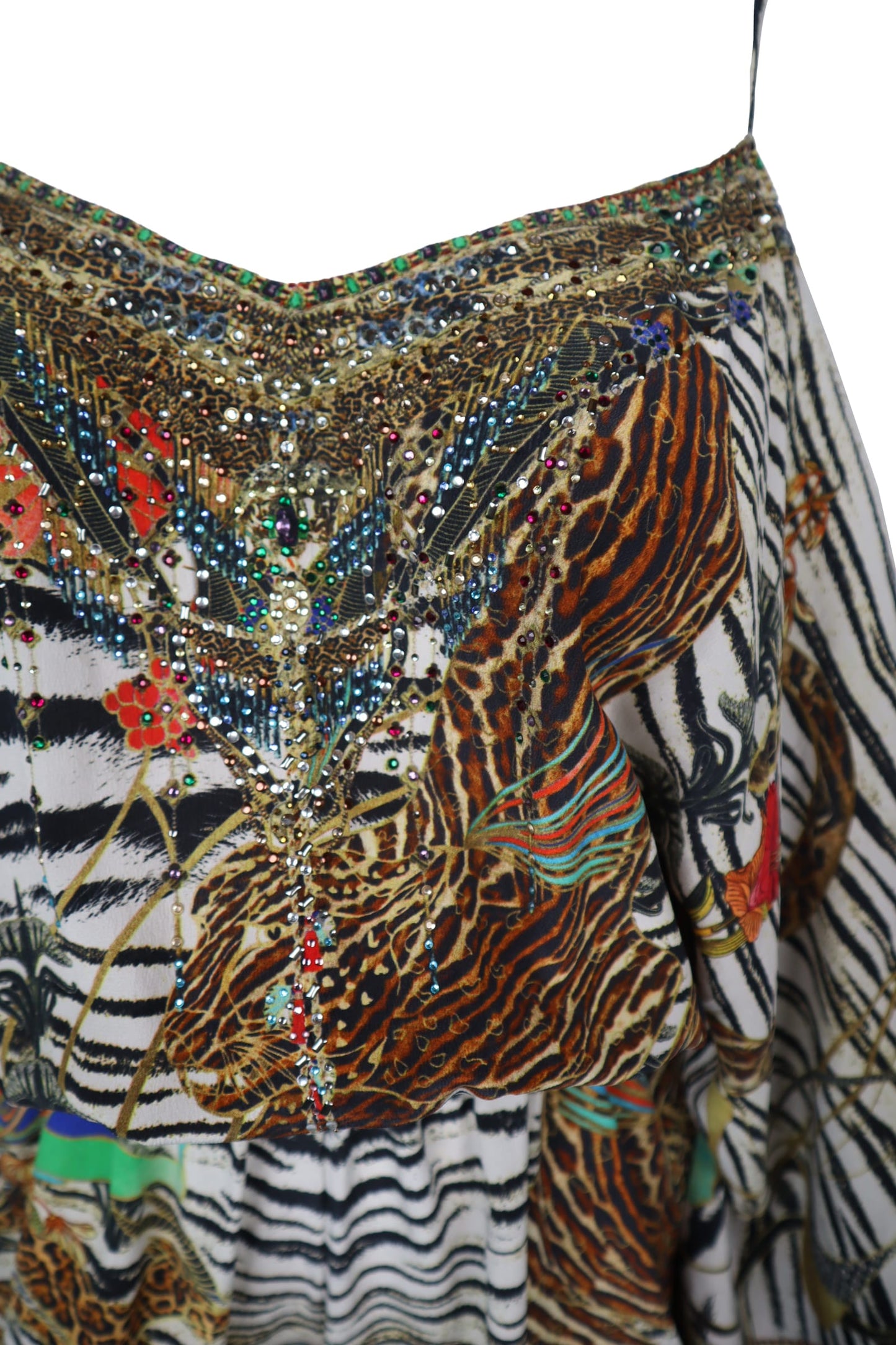 Camilla Zebra Beachwear Romper