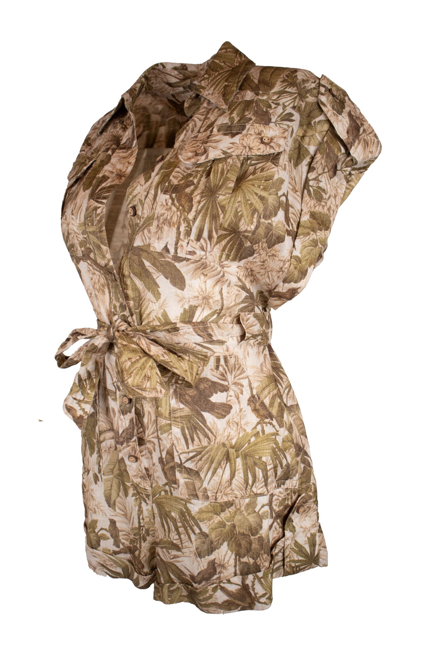 Zimmerman Tropical Print Romper