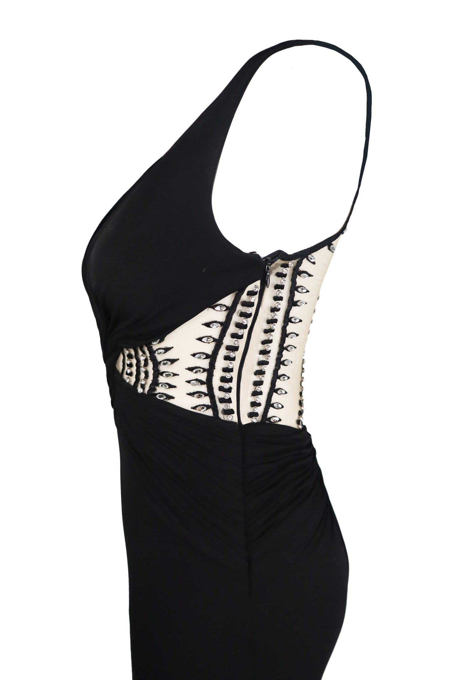 Jovani Crystal Beaded Gown