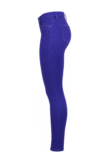 7 For All Mankind Cobalt Blue Stretch Skinny Jeans