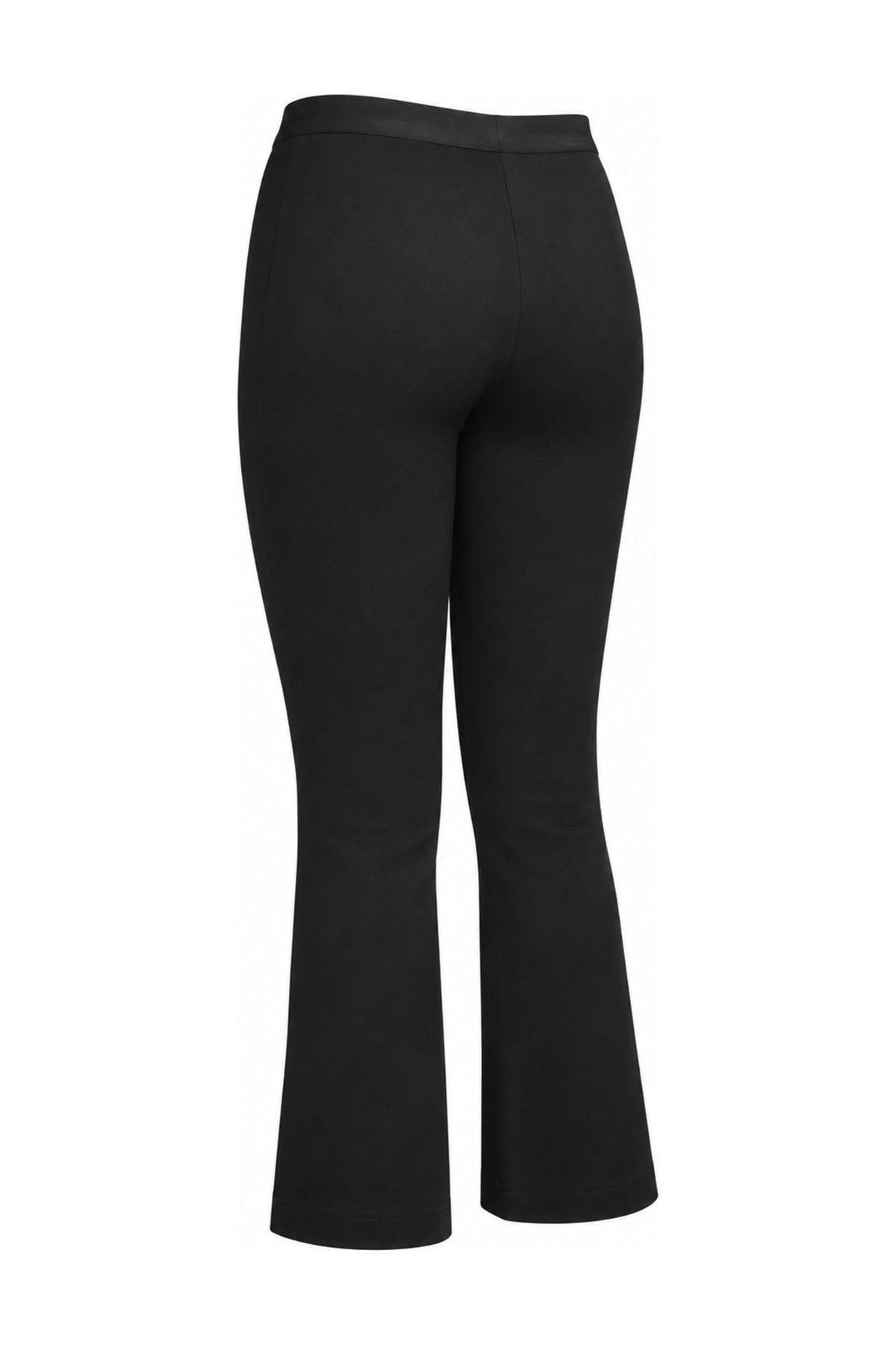 Helmut Lang Black Stretch Jersey Flared Trousers
