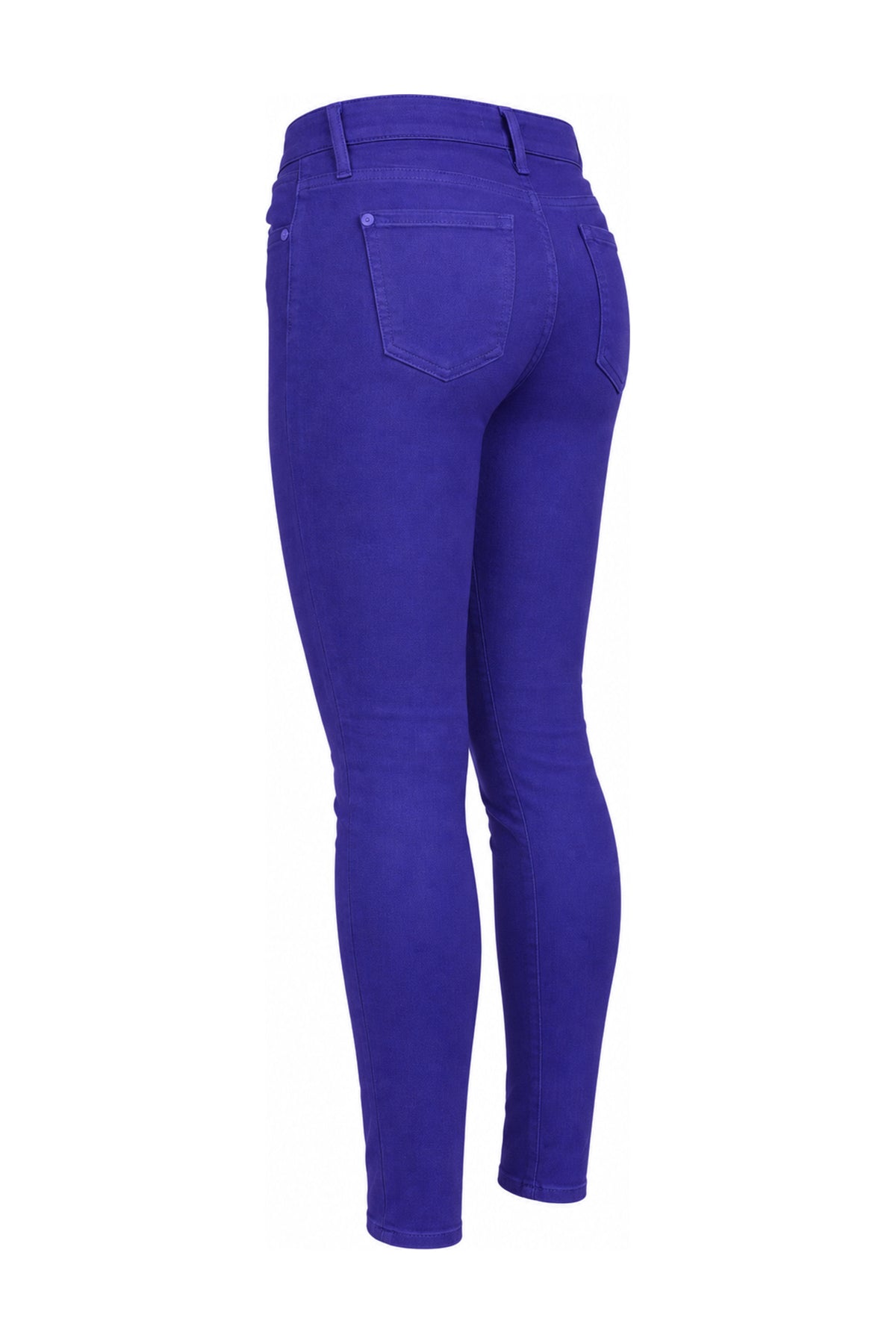 7 For All Mankind Cobalt Blue Stretch Skinny Jeans