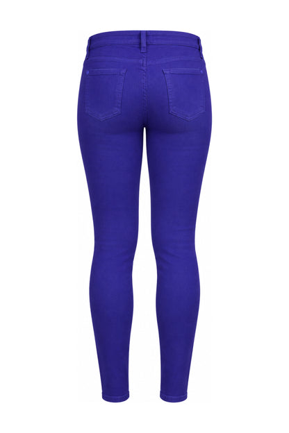 7 For All Mankind Cobalt Blue Stretch Skinny Jeans