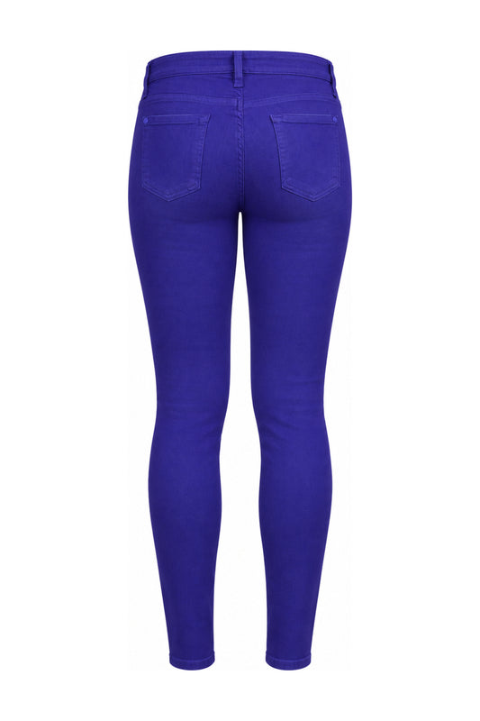 7 For All Mankind Cobalt Blue Stretch Skinny Jeans