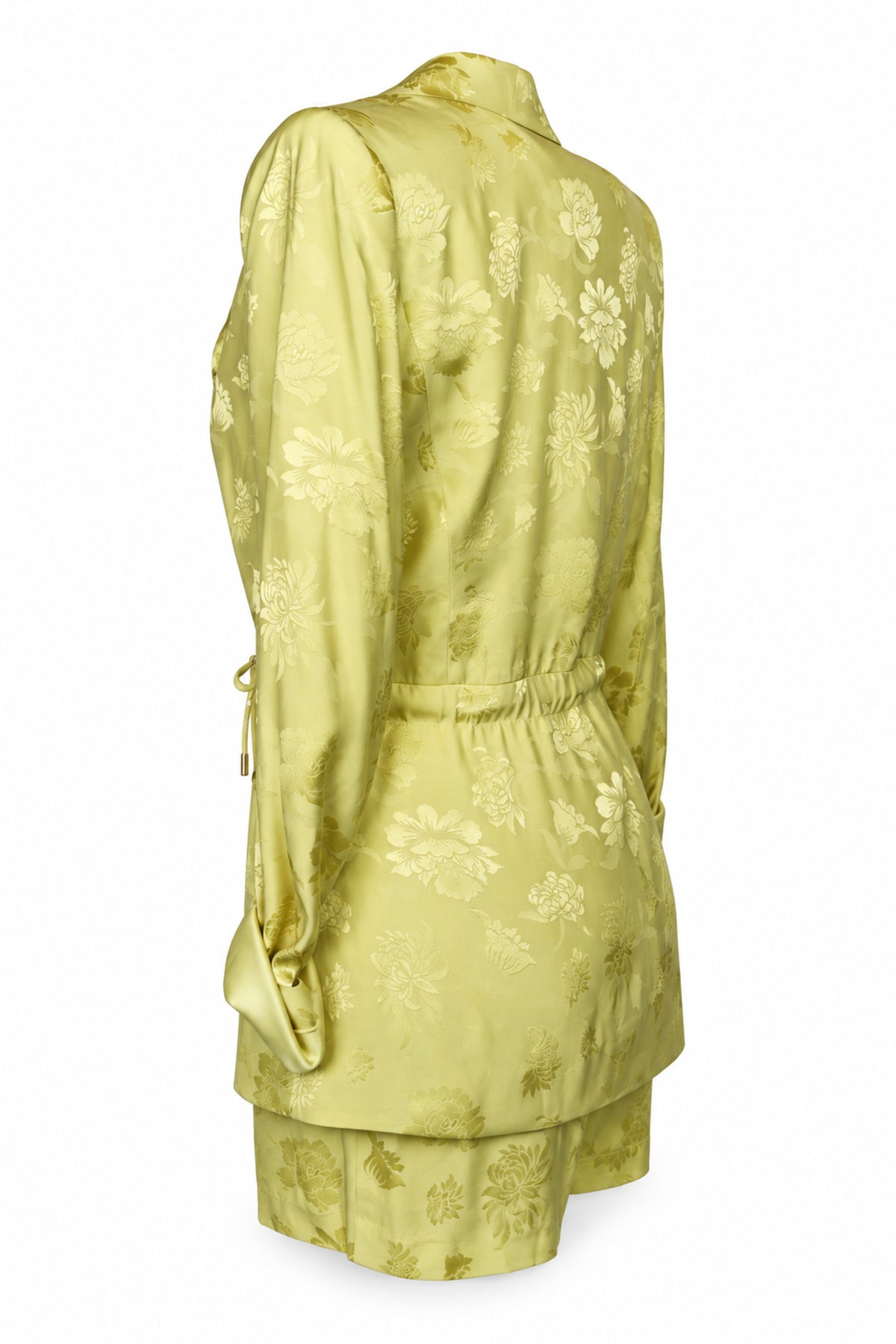 Marciano Guess Lemon Floral Jacquard Blazer and Shorts Set