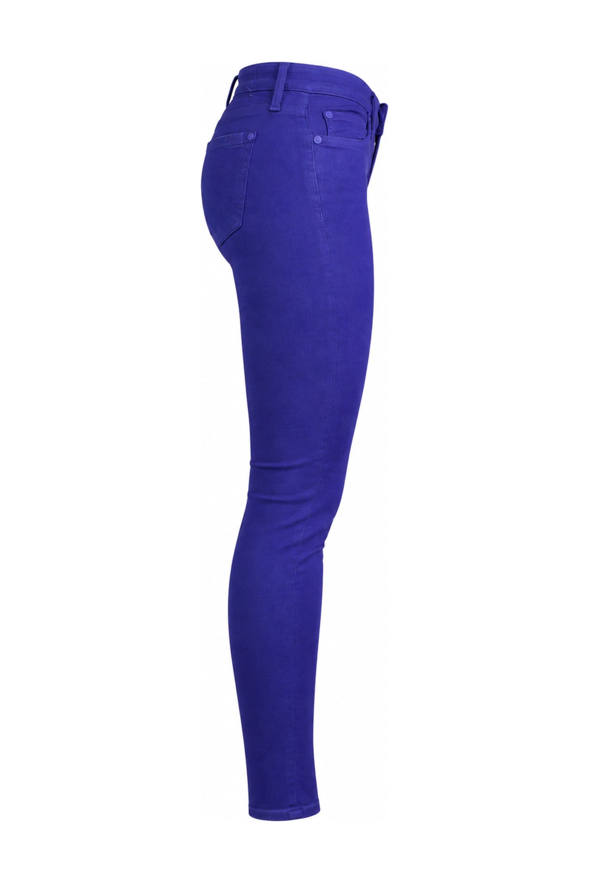 7 For All Mankind Cobalt Blue Stretch Skinny Jeans