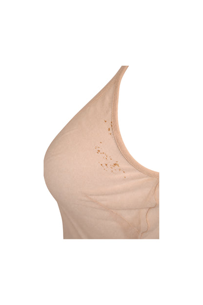 French Connection Nude Sequin Embellished Mesh Bodycon Dress