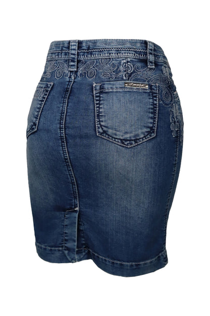 Amn Denim Skirt
