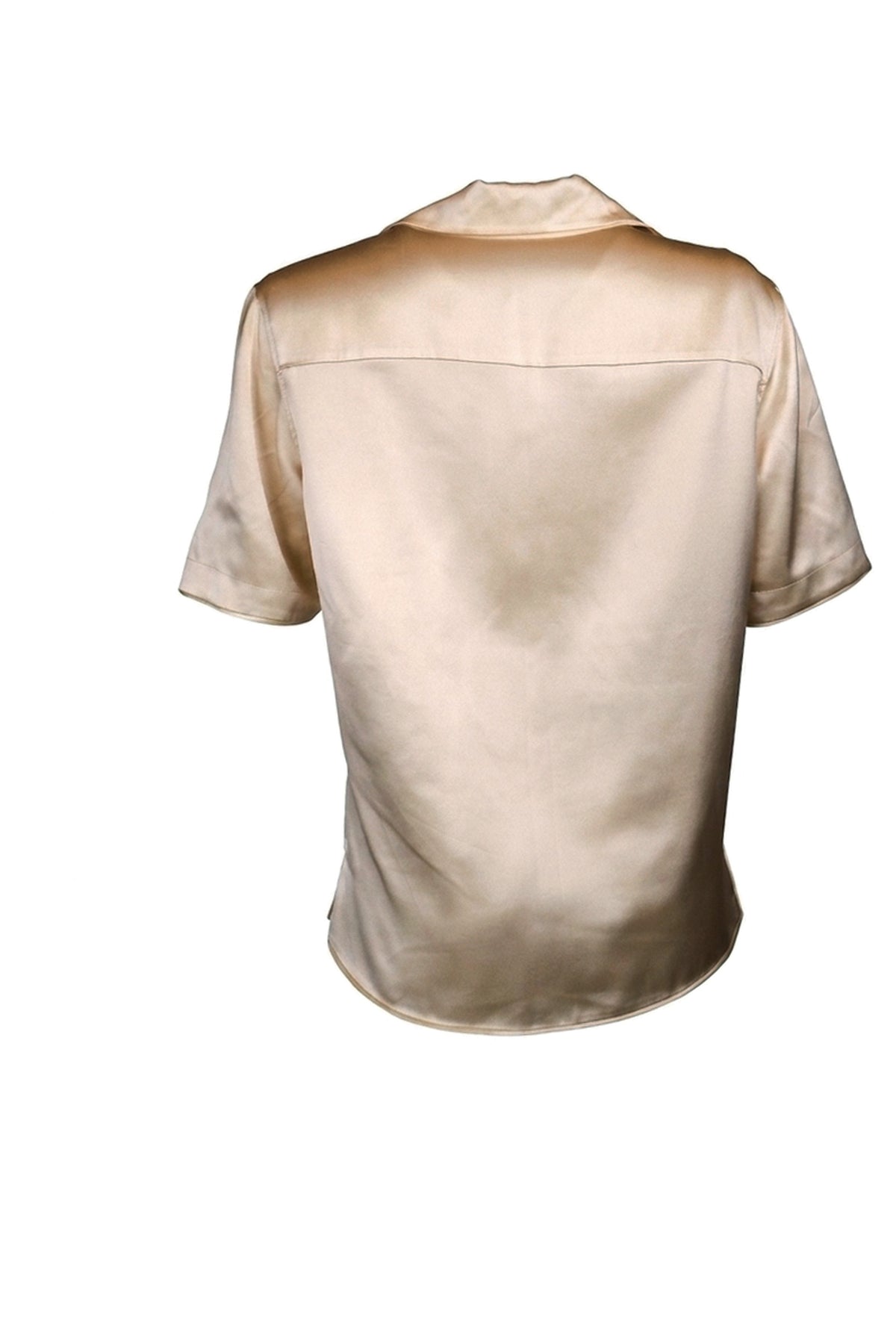 Alexander Wang Ecru Koi Embroidered Silk Shirt
