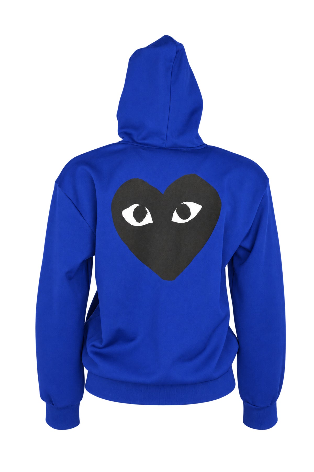 Comme des Garçons PLAY Blue Heart Logo Zip Hoodie