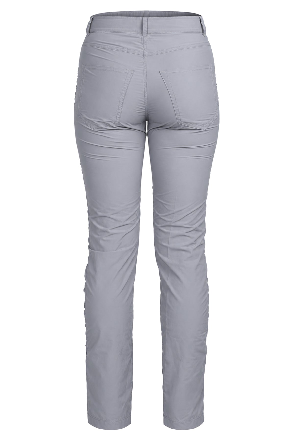 MM6 Maison Margiela Grey Ruched Leg Slim Trousers