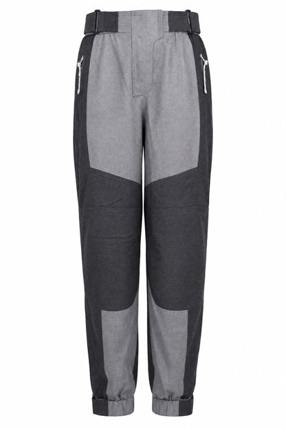 Stella McCartney Grey Wool Panelled Cargo Joggers