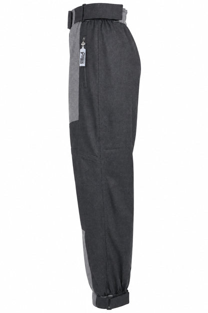 Stella McCartney Grey Wool Panelled Cargo Joggers