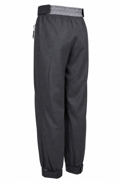 Stella McCartney Grey Wool Panelled Cargo Joggers