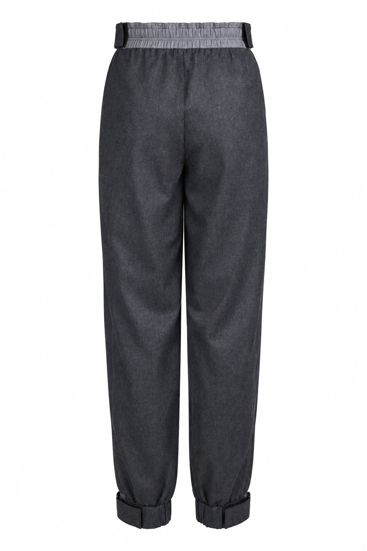Stella McCartney Grey Wool Panelled Cargo Joggers