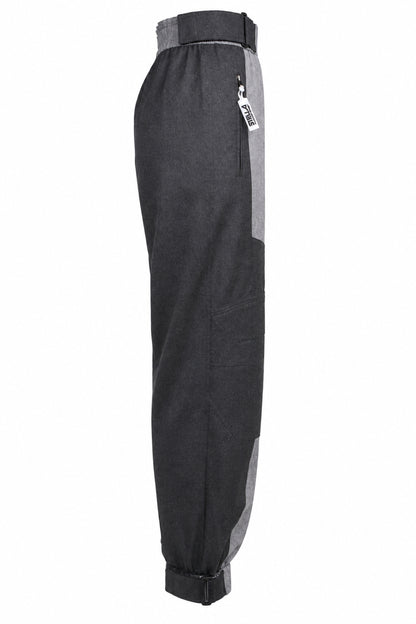 Stella McCartney Grey Wool Panelled Cargo Joggers
