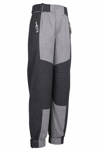 Stella McCartney Grey Wool Panelled Cargo Joggers