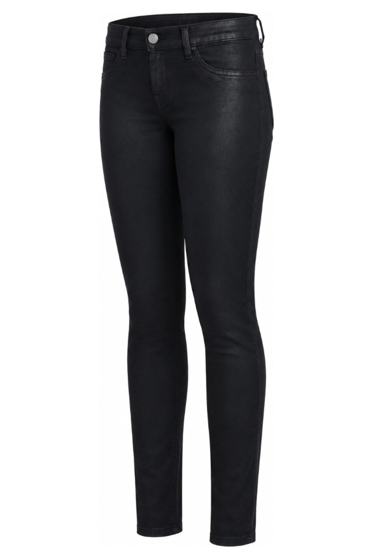 J Brand Black Coated Skinny Jeans