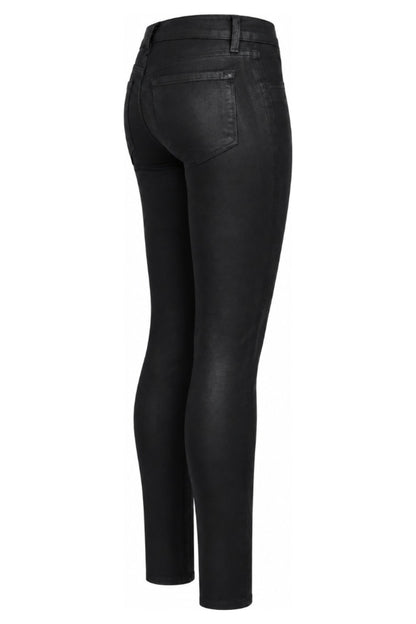 J Brand Black Coated Skinny Jeans