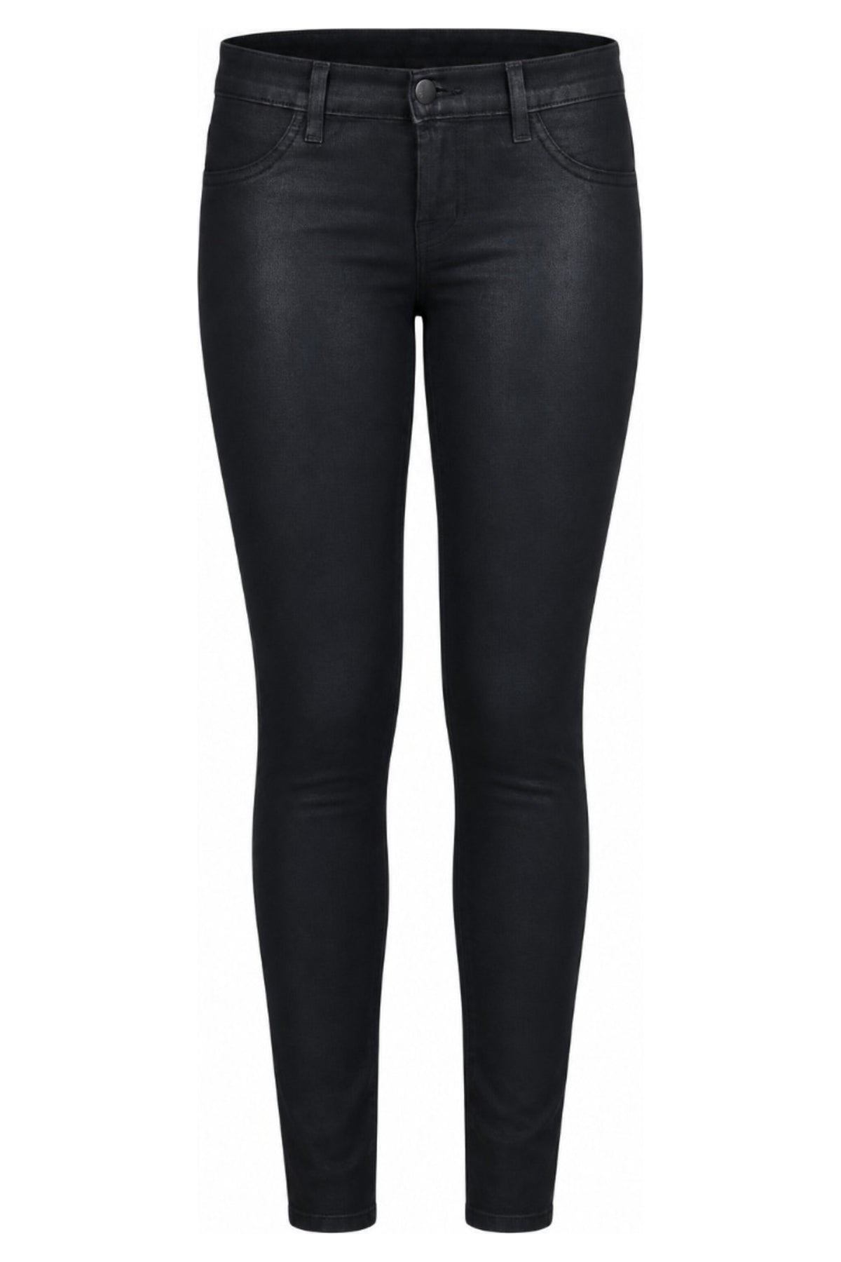 J Brand Black Coated Skinny Jeans