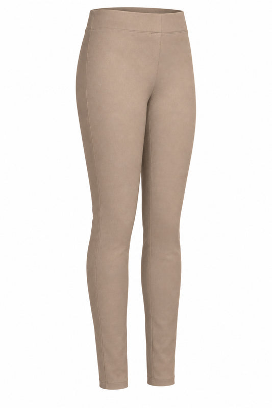 Joseph Beige Stretch Pull-On Slim Trousers