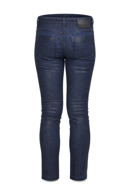 Louis Vuitton Indigo Coated Denim Skinny Jeans