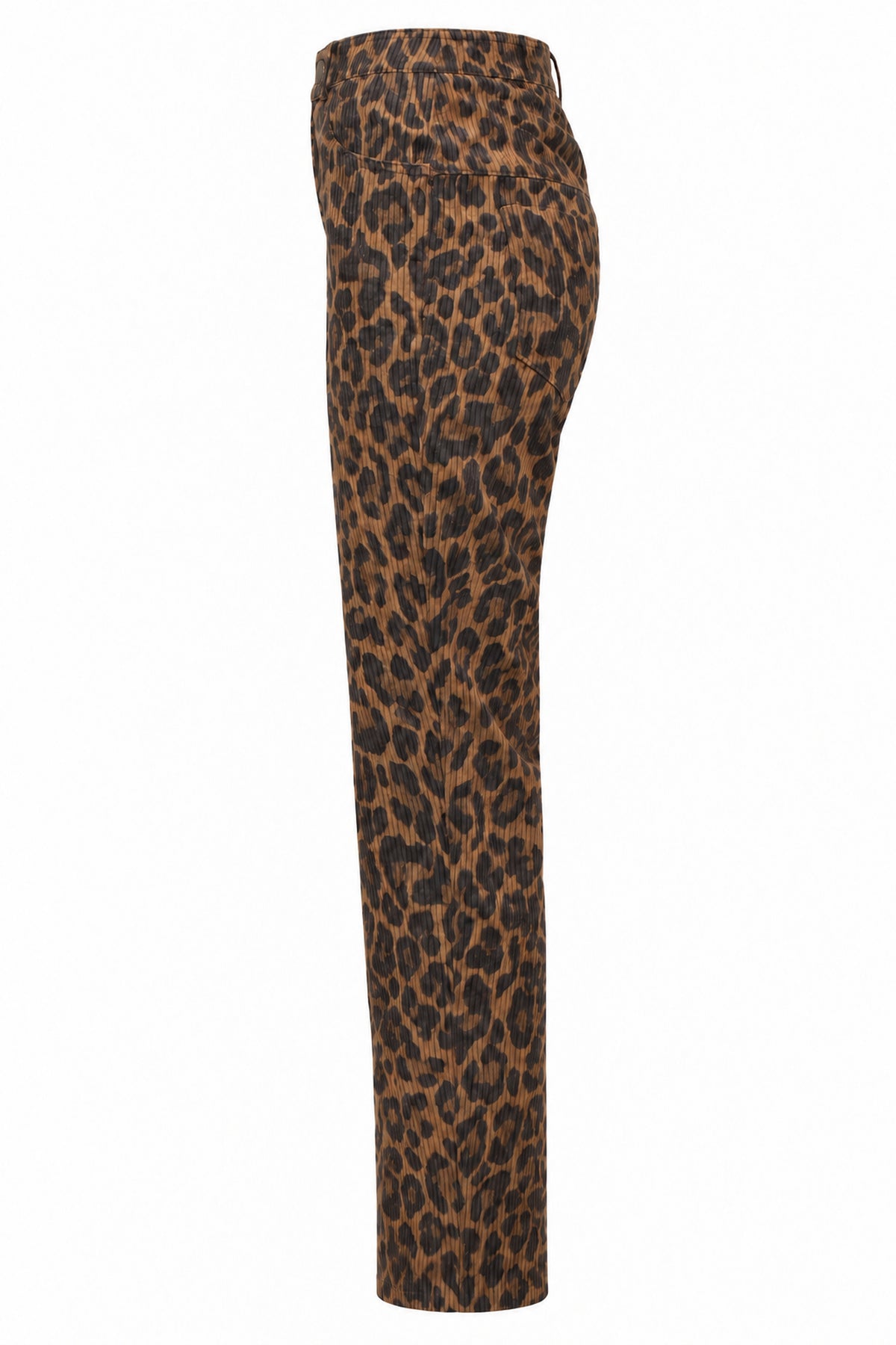 Vakkorama Leopard Print Corduroy Trousers