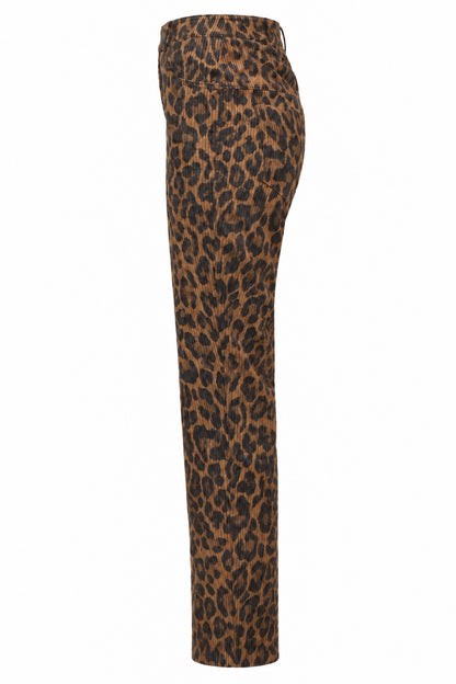 Vakkorama Leopard Print Corduroy Trousers