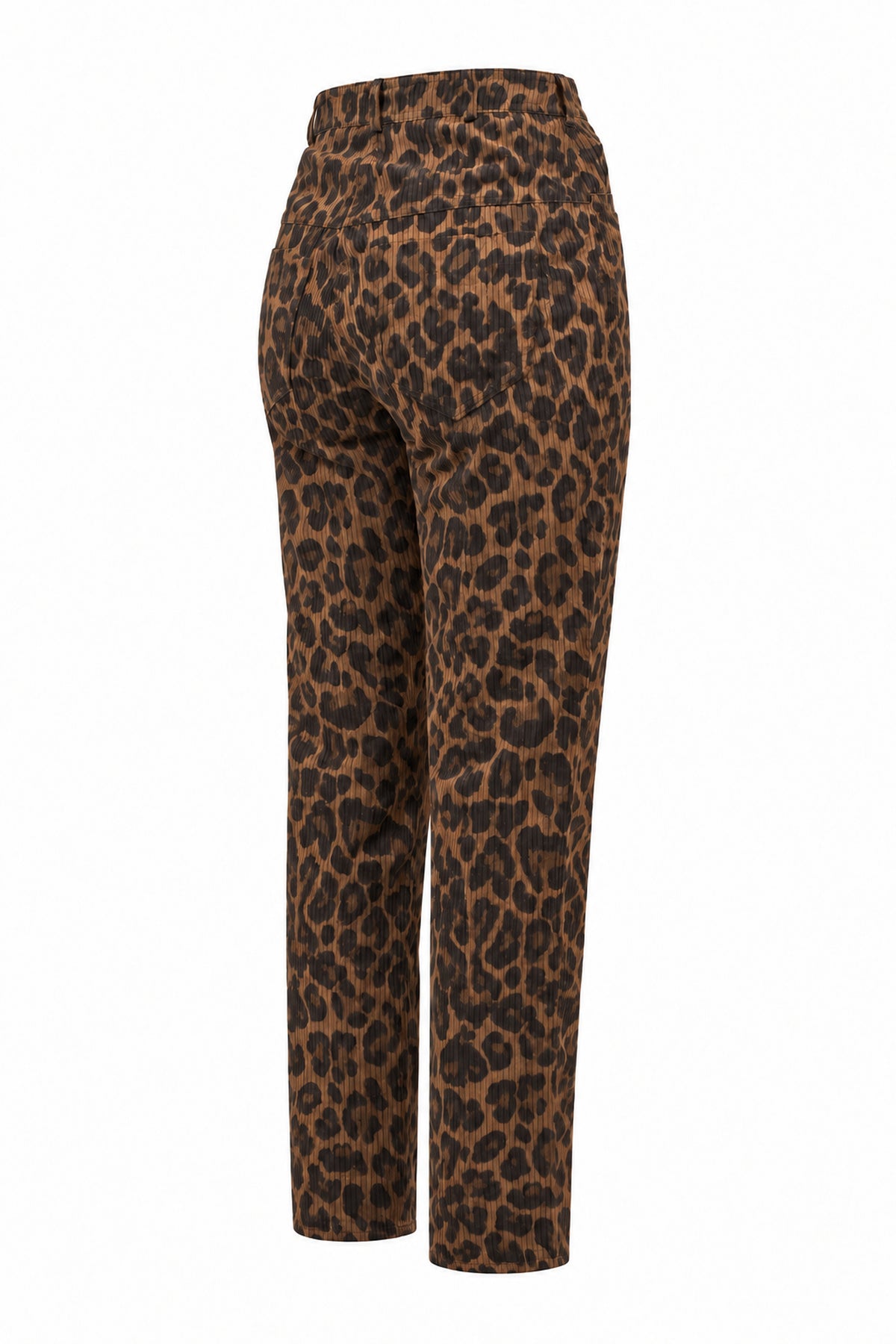 Vakkorama Leopard Print Corduroy Trousers