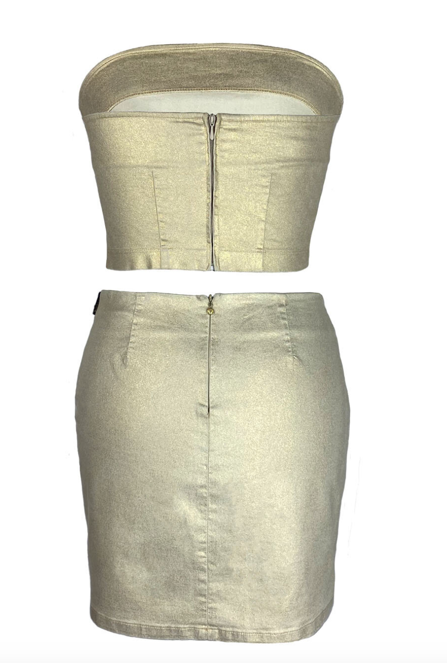 VERSACE JEANS GOLD TWO PIECE
