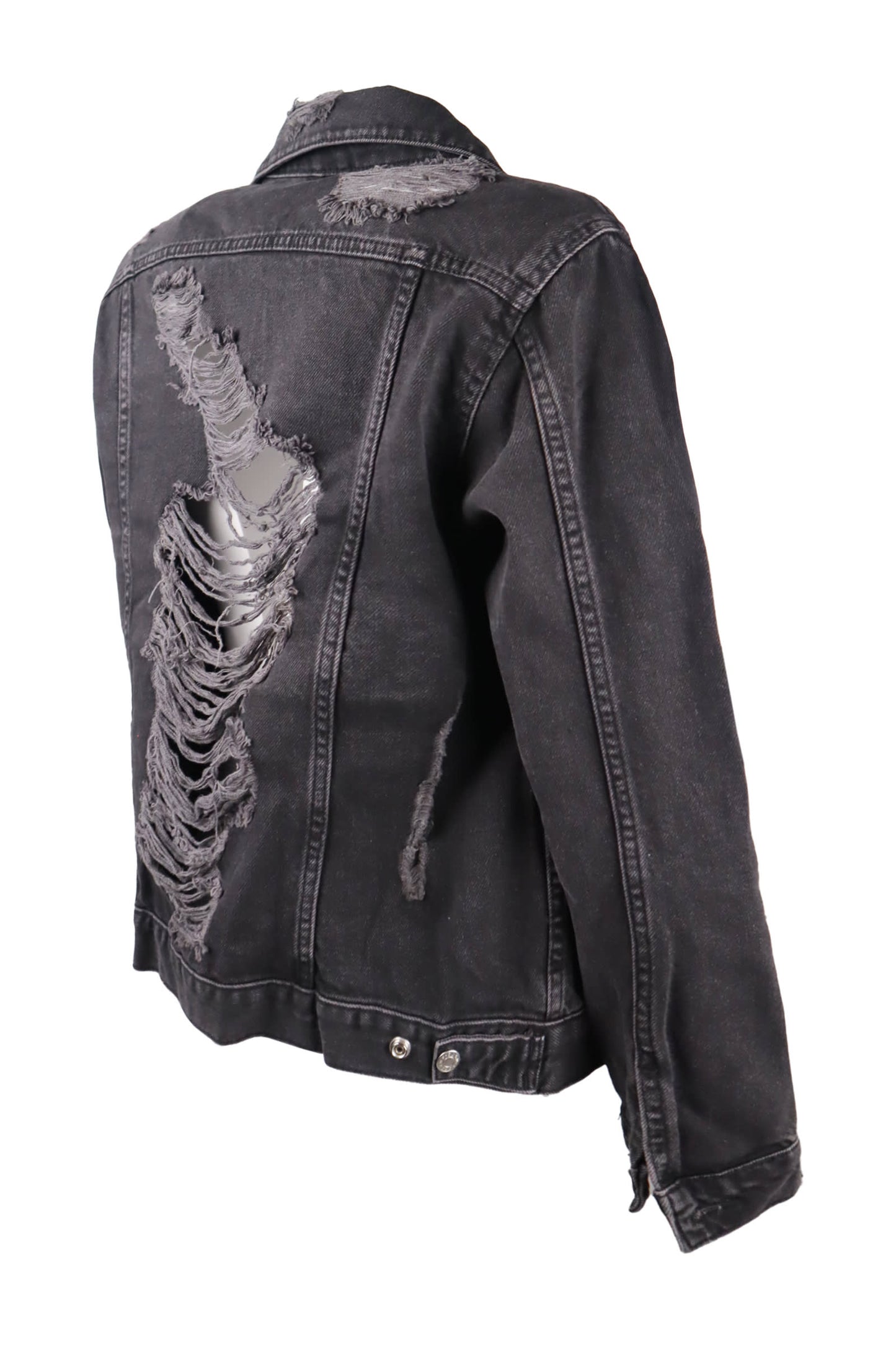 Topshop Black Jacket Denim