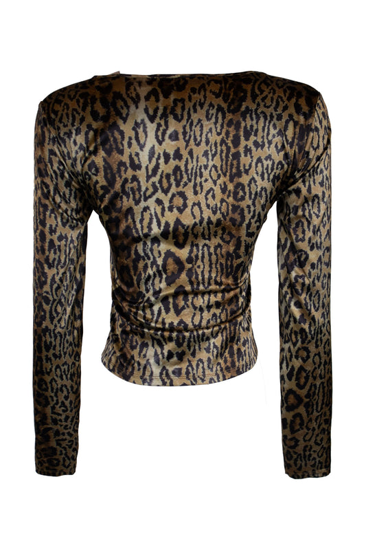 Rotate Leopard Top