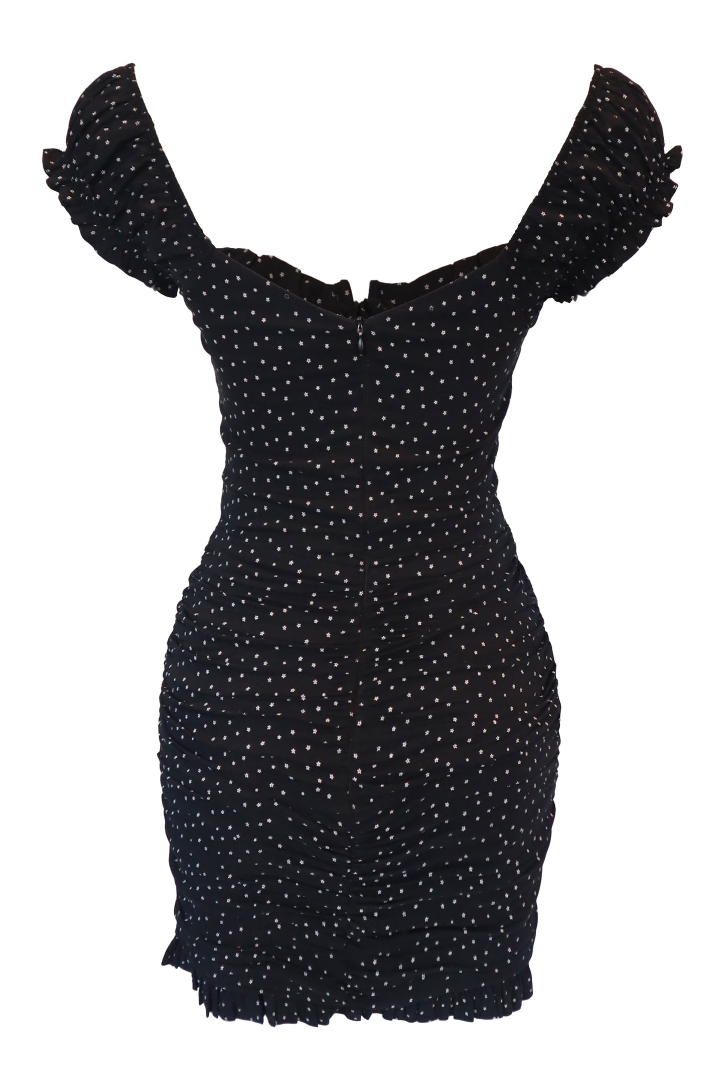 Naia Black Polka Dot Star Dress