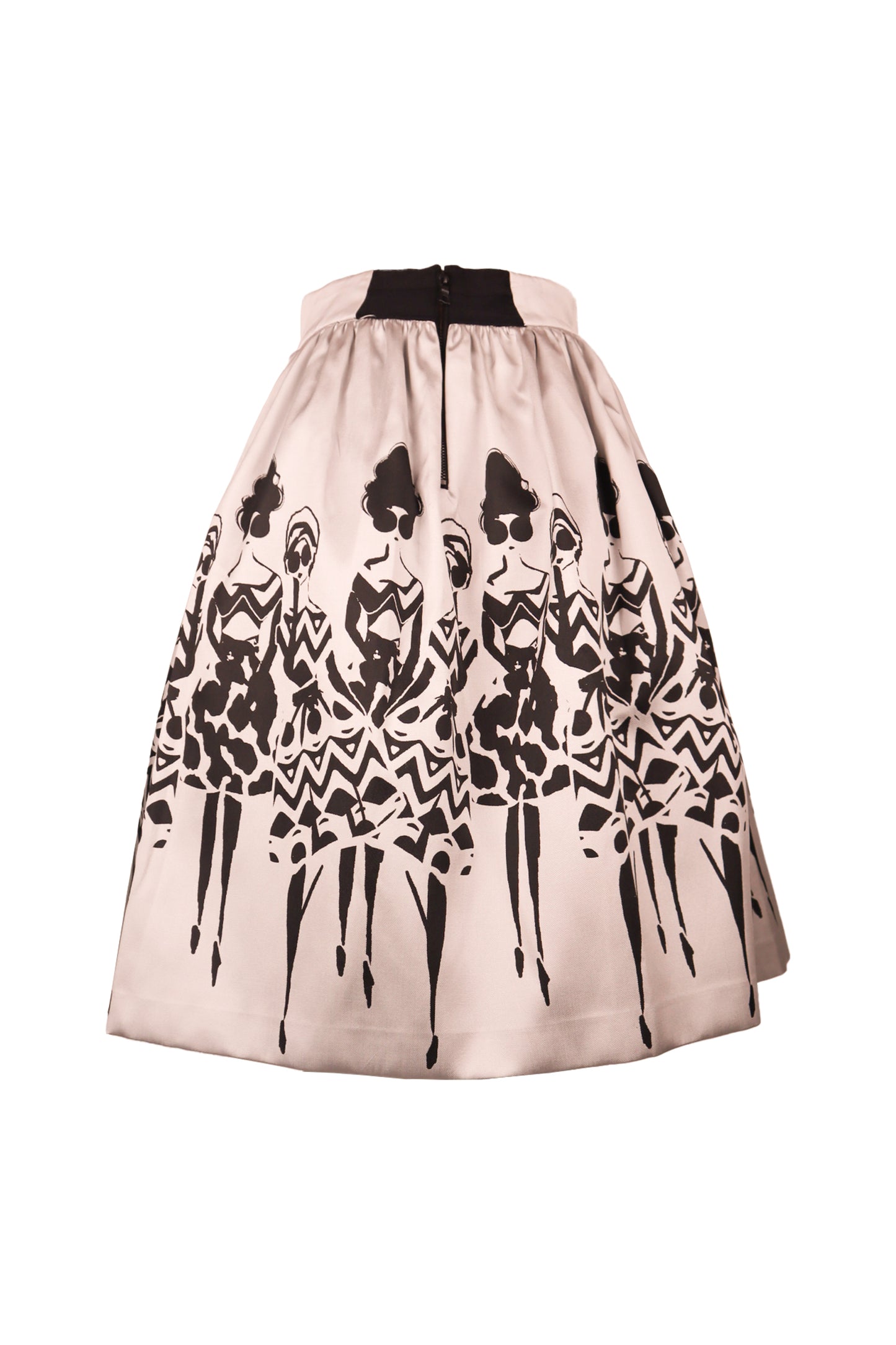 Alice And Olivia Graphic Print Skirt