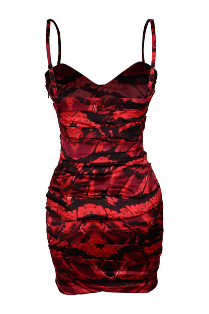 Lipsy Draped Red Dress