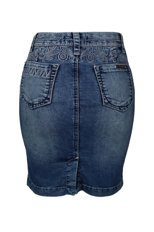 Amn Denim Skirt