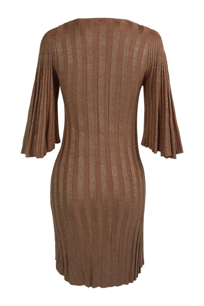 Monsoon Shimmery Ribbed Dress