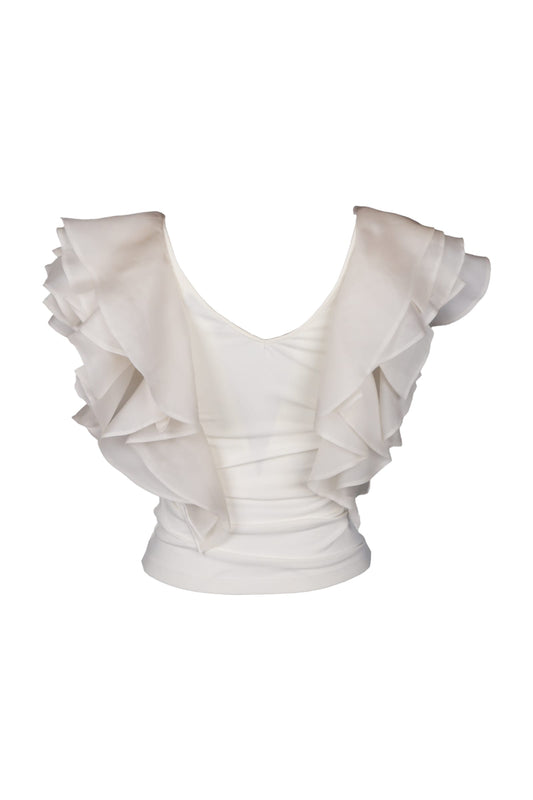 Anne Fontaine Ruffle Top