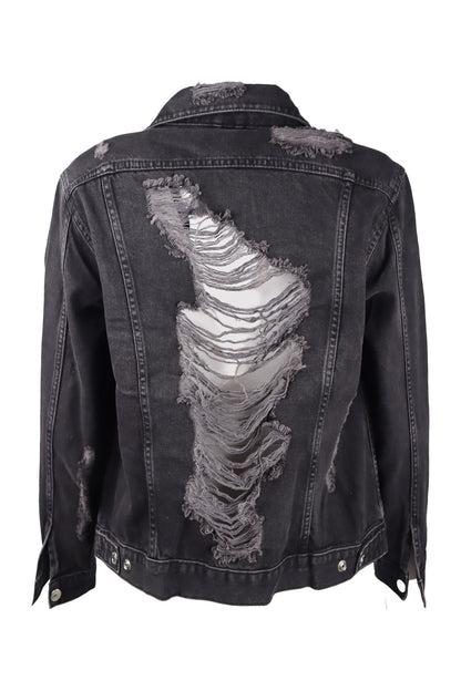 Topshop Black Jacket Denim