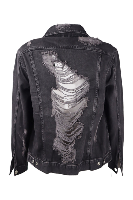 Topshop Black Jacket Denim