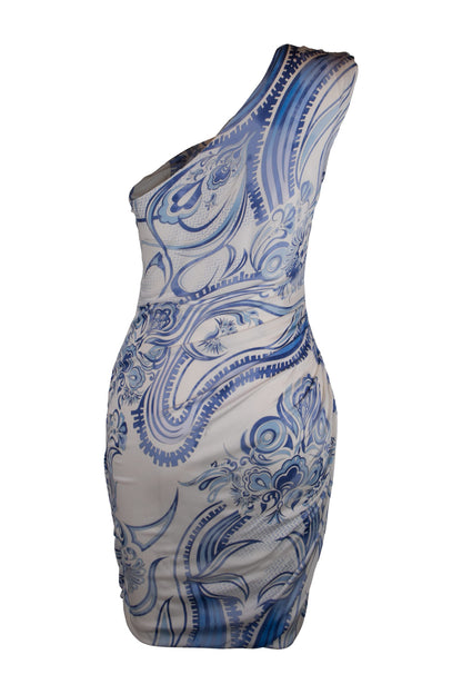 Emilio Pucci One Shoulder Dress