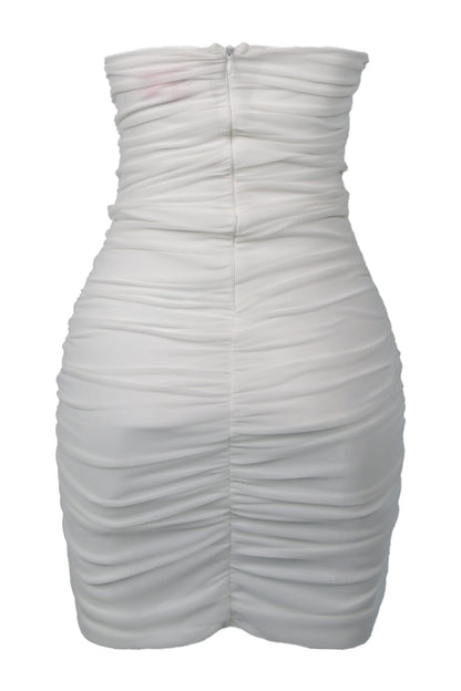 Love On Friday Cut-Out White Dress