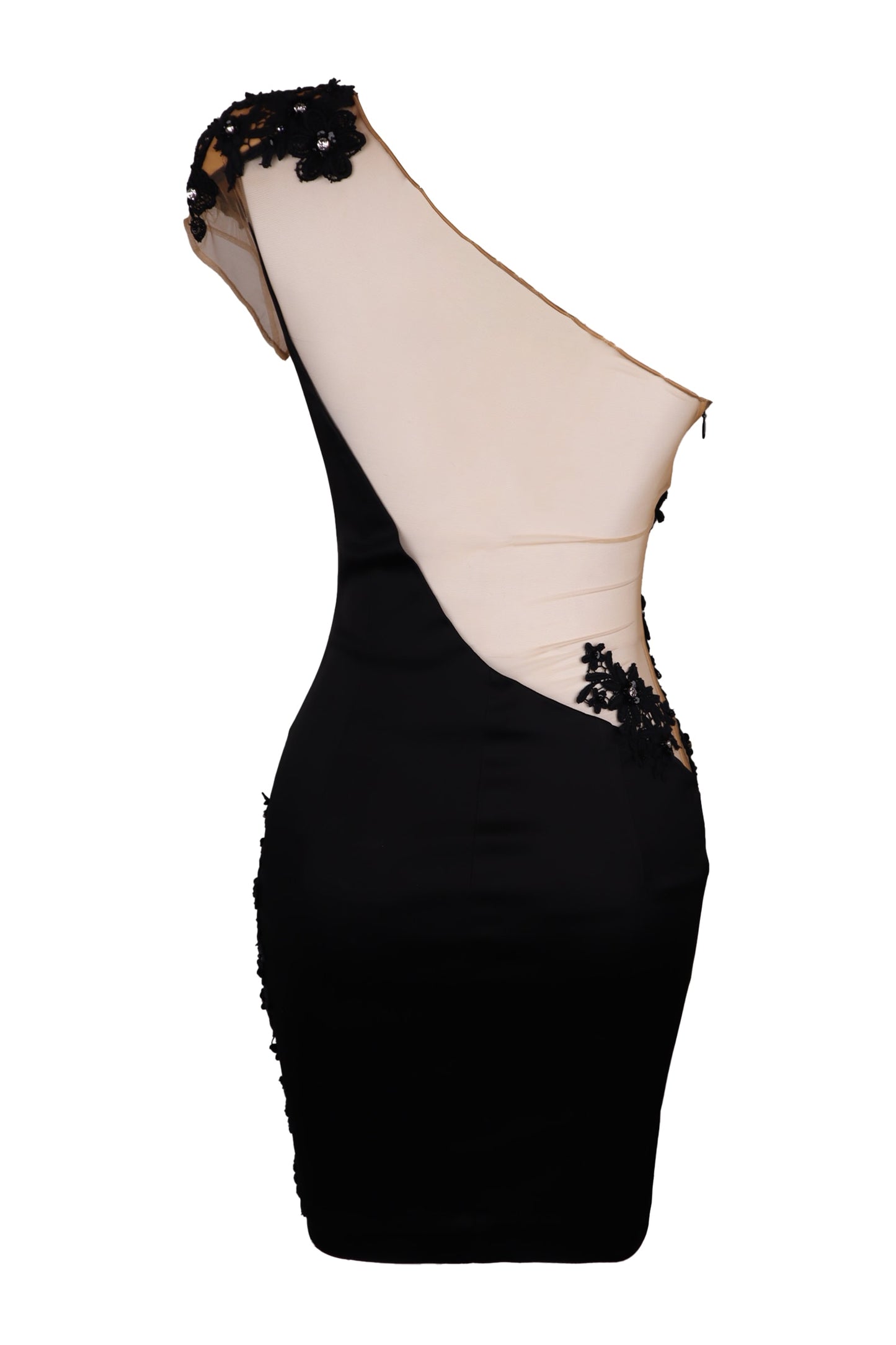 Cinema Asymmetrical Lace Dress