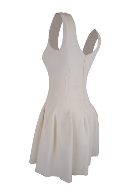 Alaïa Ecru White Dress