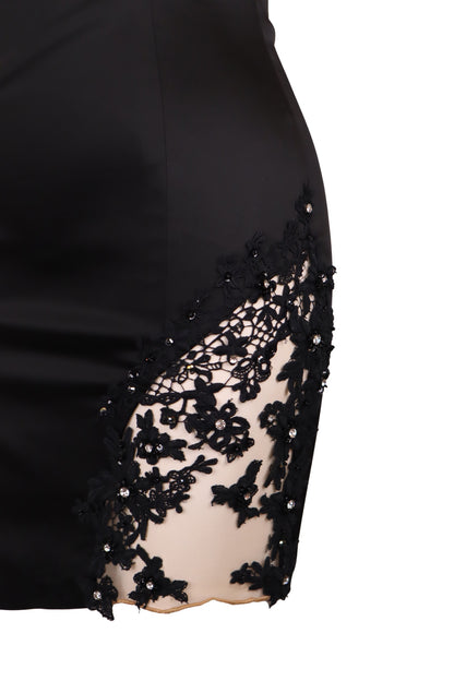 Cinema Asymmetrical Lace Dress