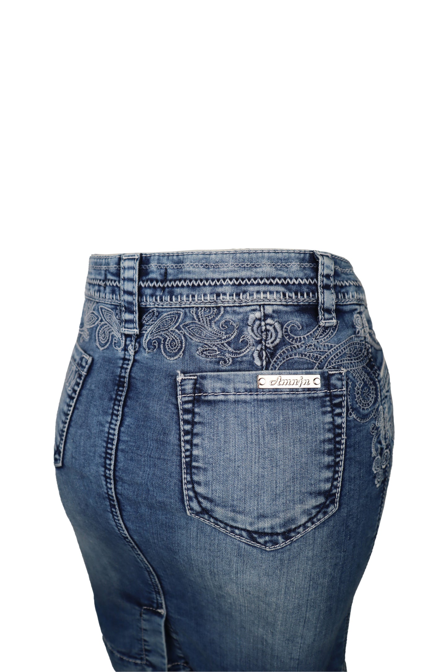 Amn Denim Skirt