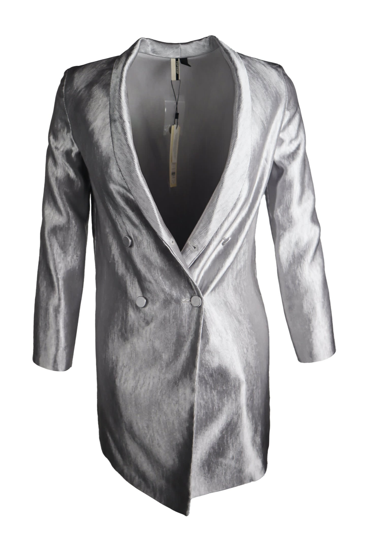 Topshop Shiney Grey Anthracite Jacket Blazer